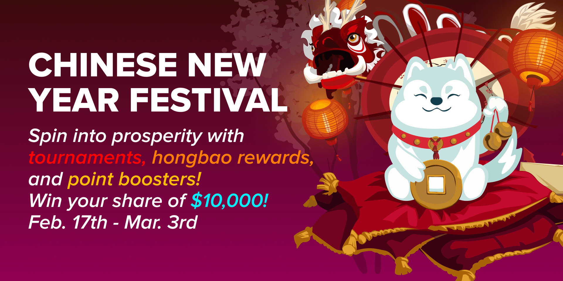 Promotion $10,000 Chinese New Year Festival