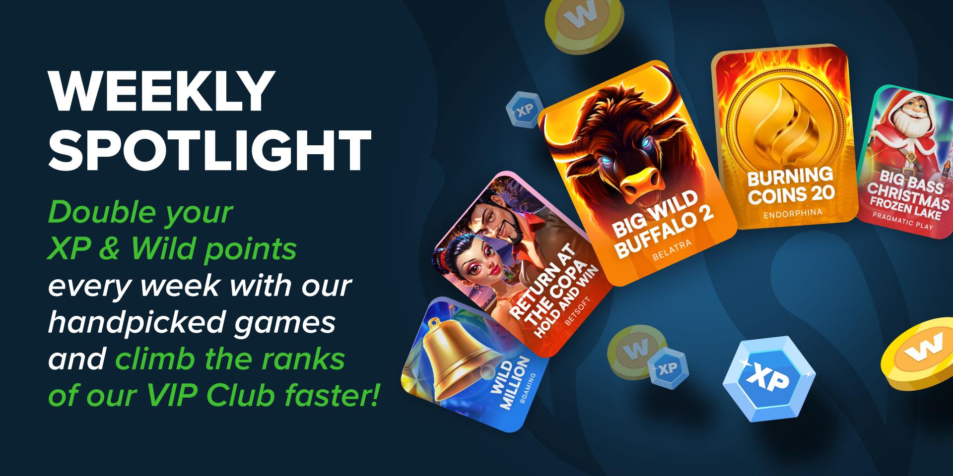 Promotion Weekly Spotlight - Double XP & Wild Points