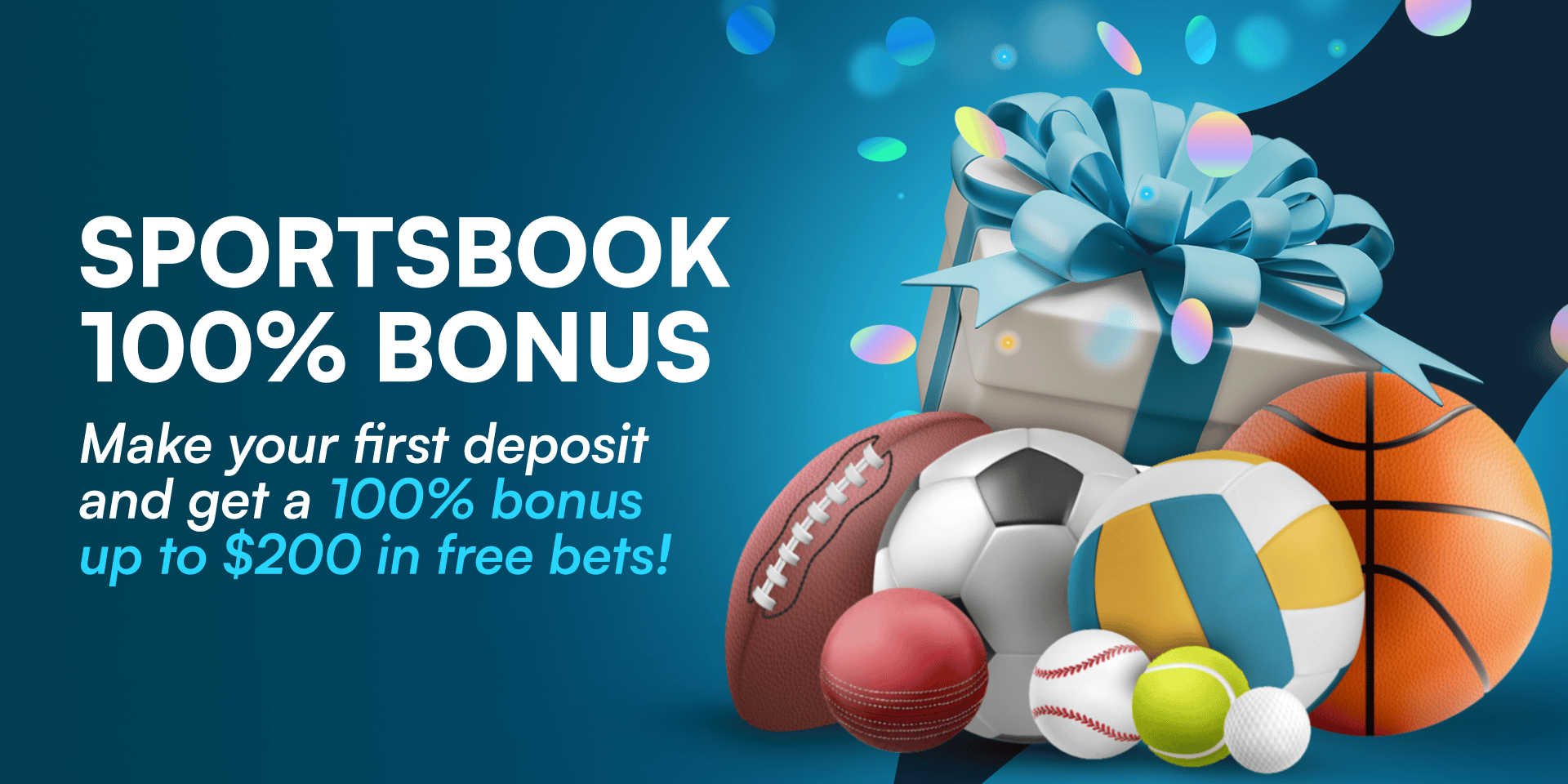 Promotion 100% Sportsbook Bonus - Up to $200 Free Bets