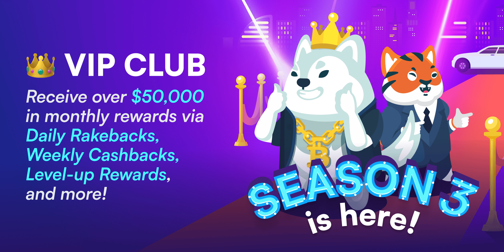 Promotion VIP Club - $100,000 in Rewards